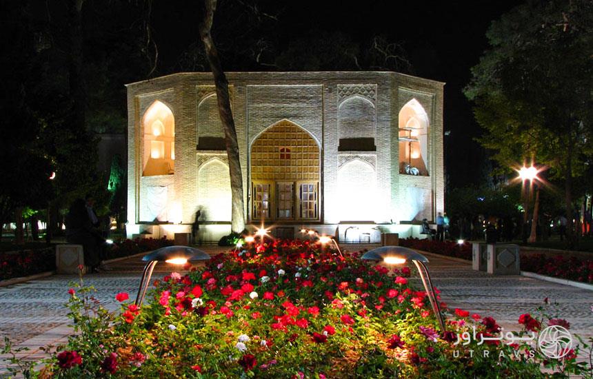 باغ جهان نما از جاهای دیدنی شیراز در نوروز